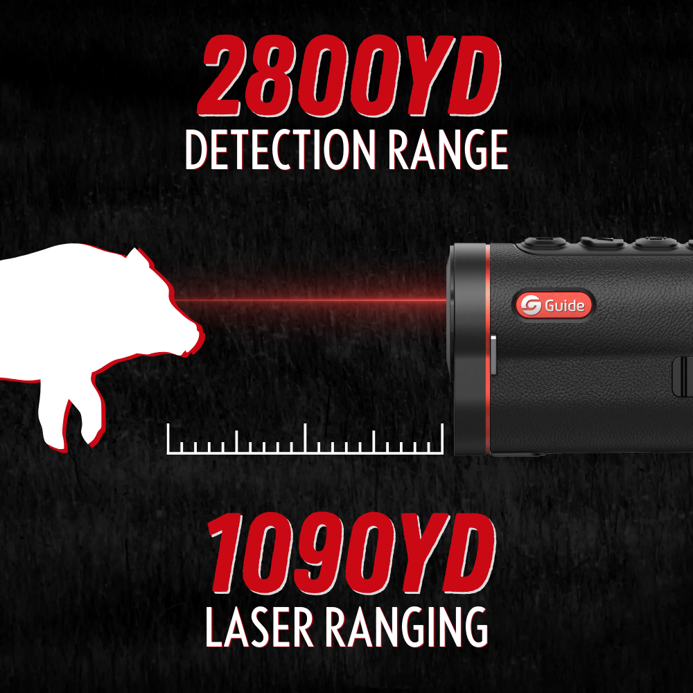 TD653 LRF Thermal Monocular 2.6x 640x512 50mm